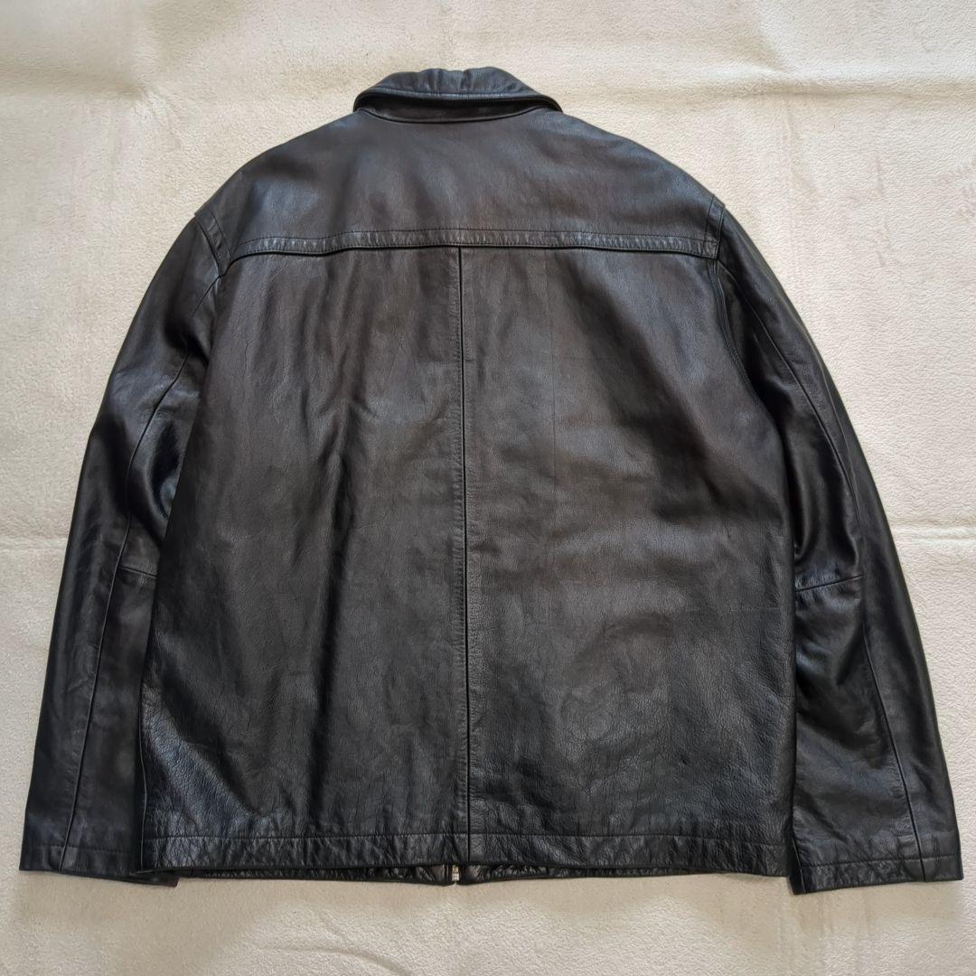 美品 オールドギャップ レザージャケット ブルゾン 牛革 Lサイズ ブラック