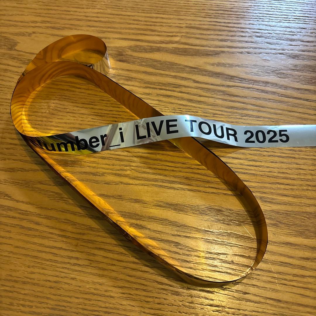 Number I LIVE TOUR 2025 Tシャツ　銀テープ