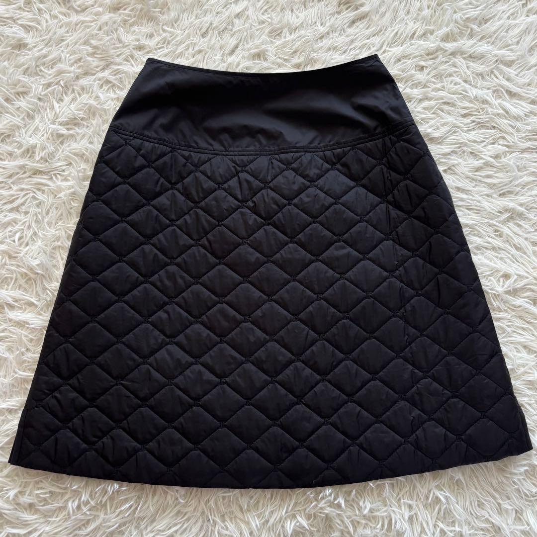 23AW 極美品 FOXEY CASSE-COU キルティングスカート 黒 40