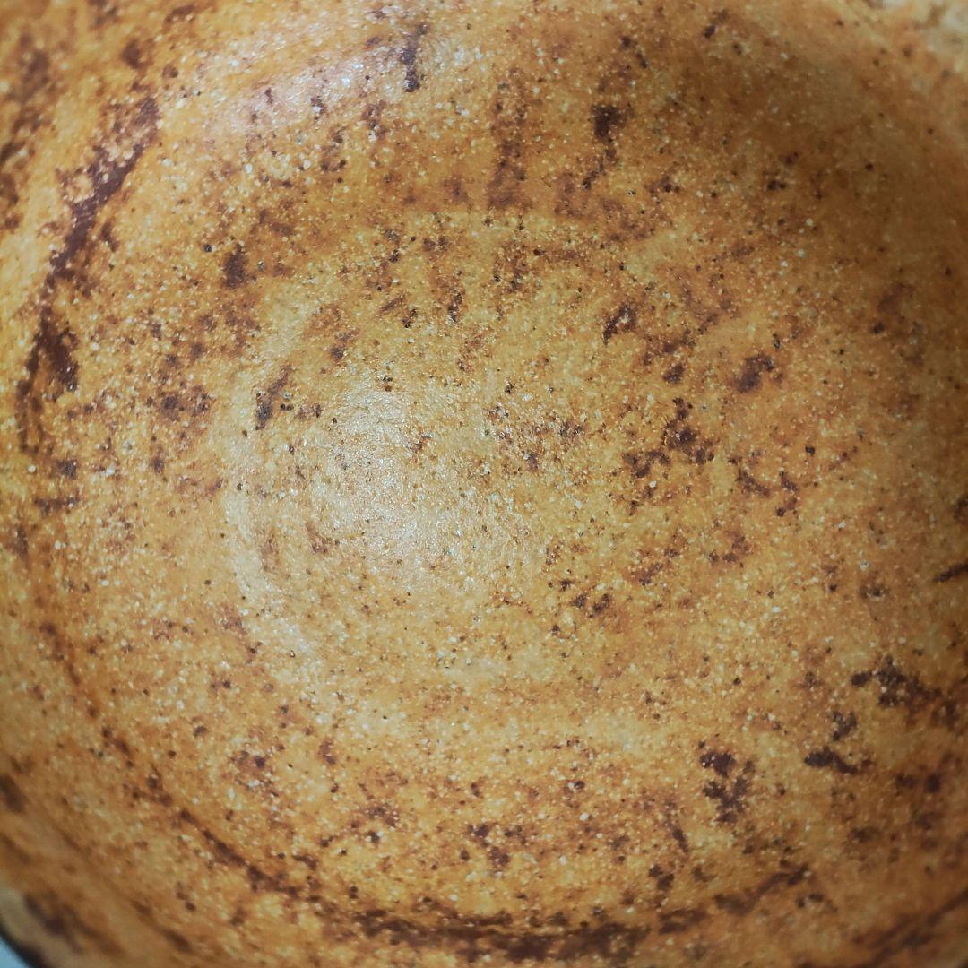 酎磨(浜田純理）　黄瀬戸山柿茶碗　桃山陶