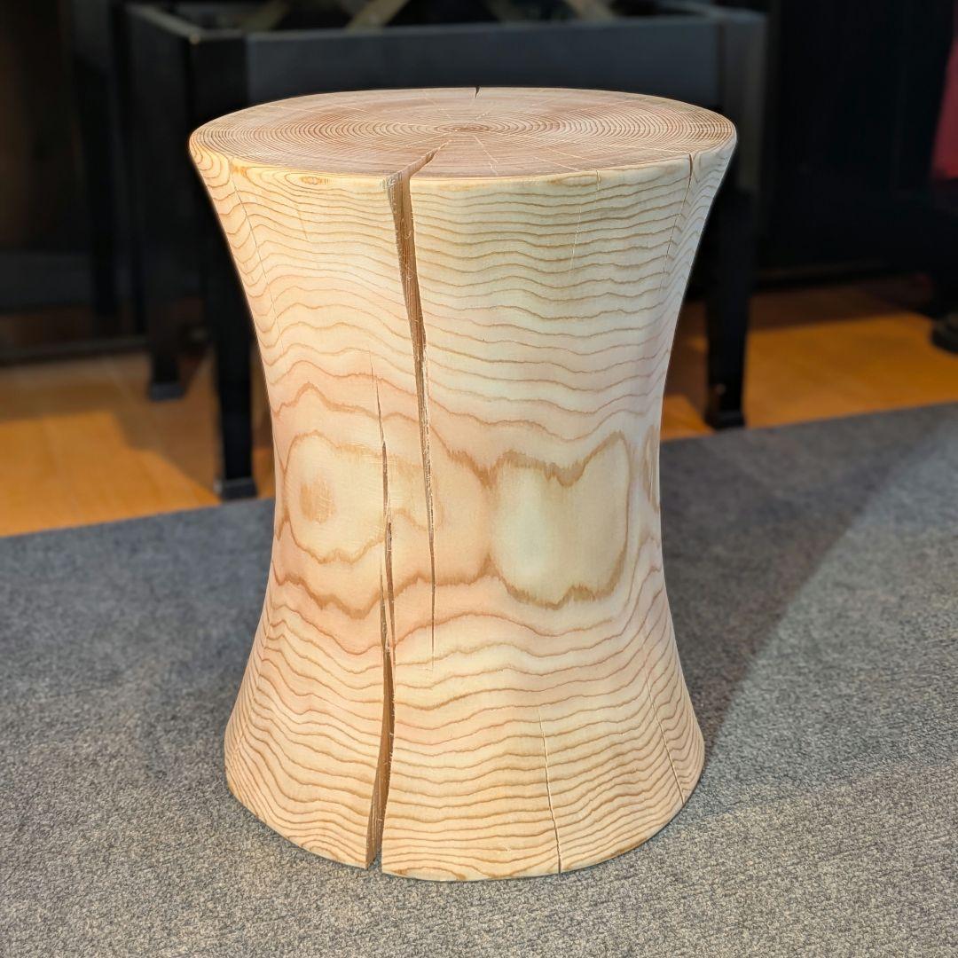 outdoorman　檜④　丸太　椅子　スツール　テーブル　高さ約40㎝