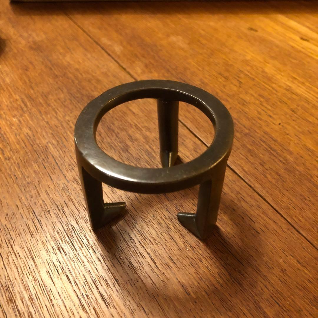 茶道具　蓋置　工芸品　唐銅