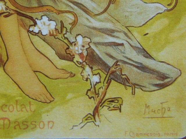 アルフォンス・ミュシャ【ショコラ・マッソン/ショコラ・メキシカンのカレンダー3】