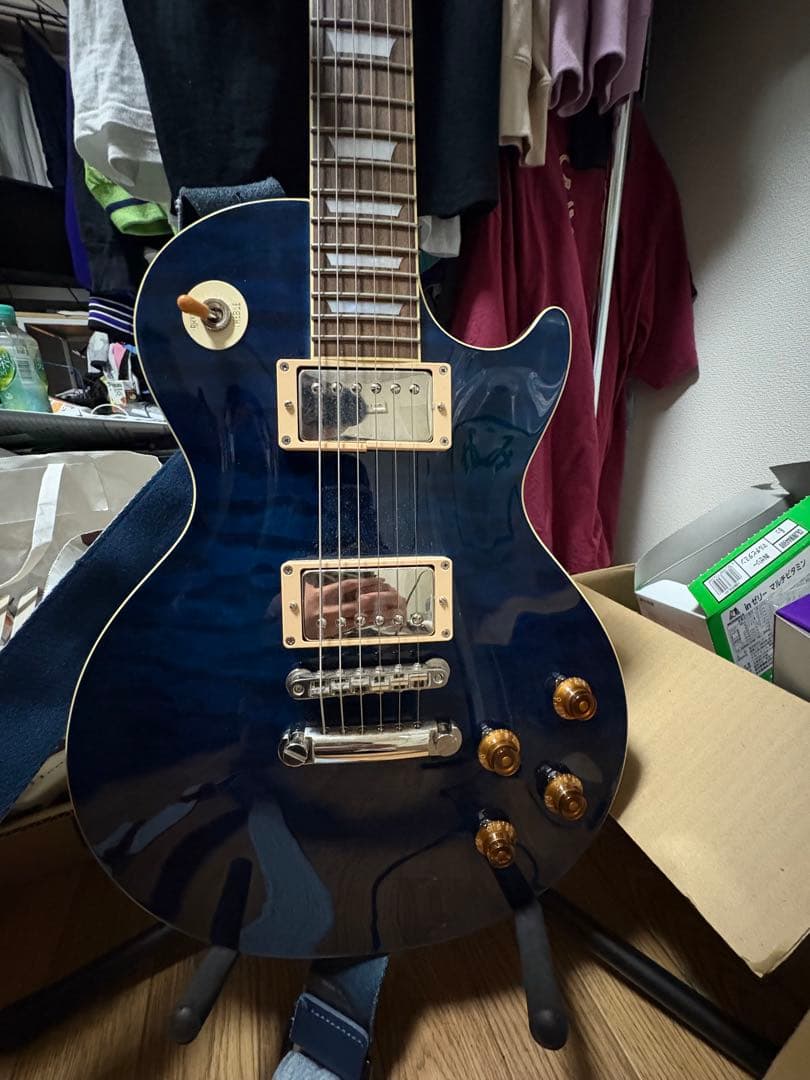 ギター Tokai LS-101Q IB