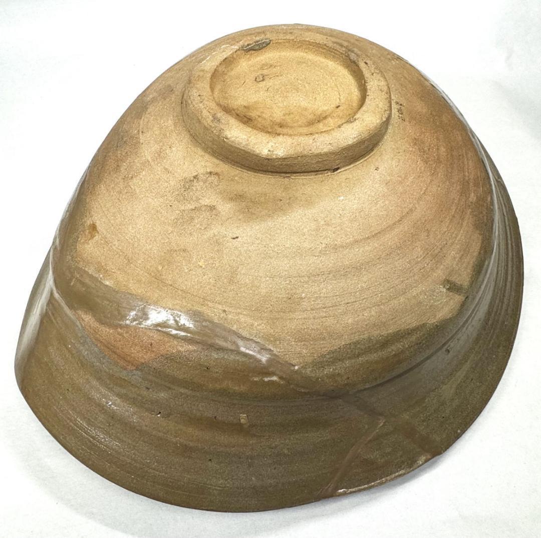 古唐津 絵唐津特大鉢 約3kg 時代物 発掘品 ウブ品 古美術 WWTT117