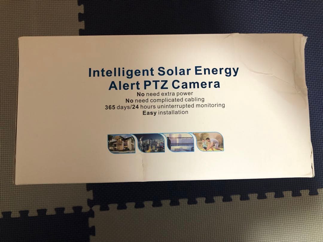 防犯カメラ　屋外　ソーラーパネル
