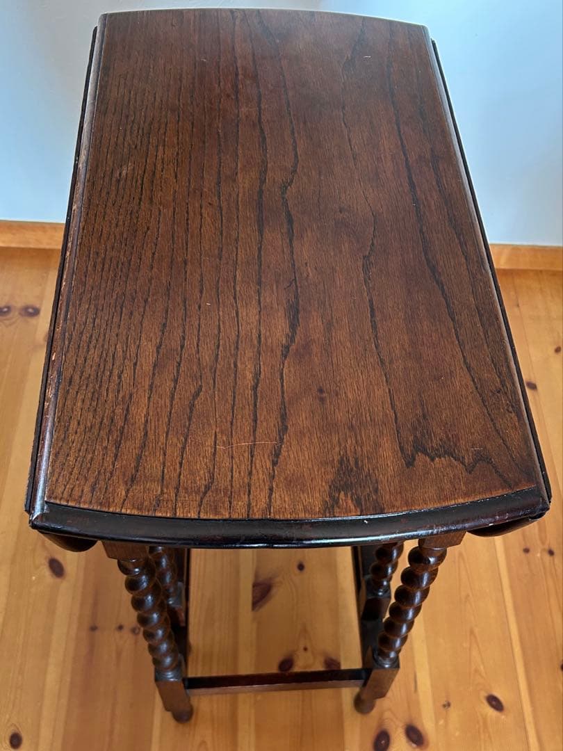 イギリスアンティーク　ゲートレッグテーブル　小ぶり