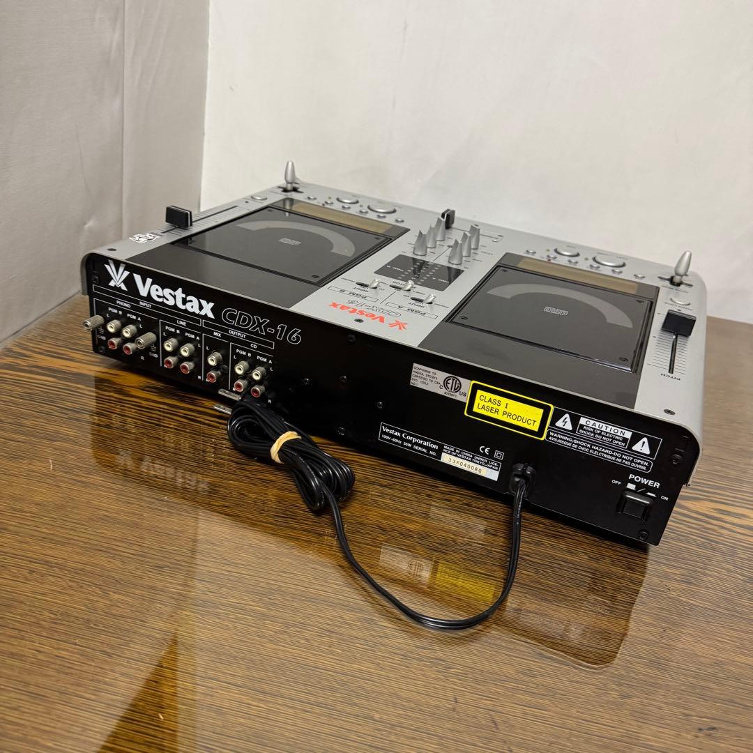 VESTAX CDX-16 デュアルCDプレーヤー