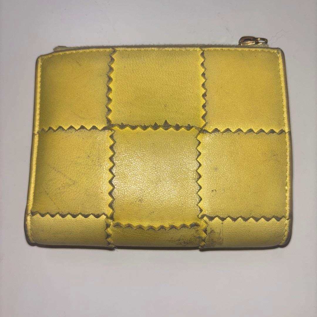 «日本限定商品»BOTTEGA VENETA二つ折り財布 イエロー 希少