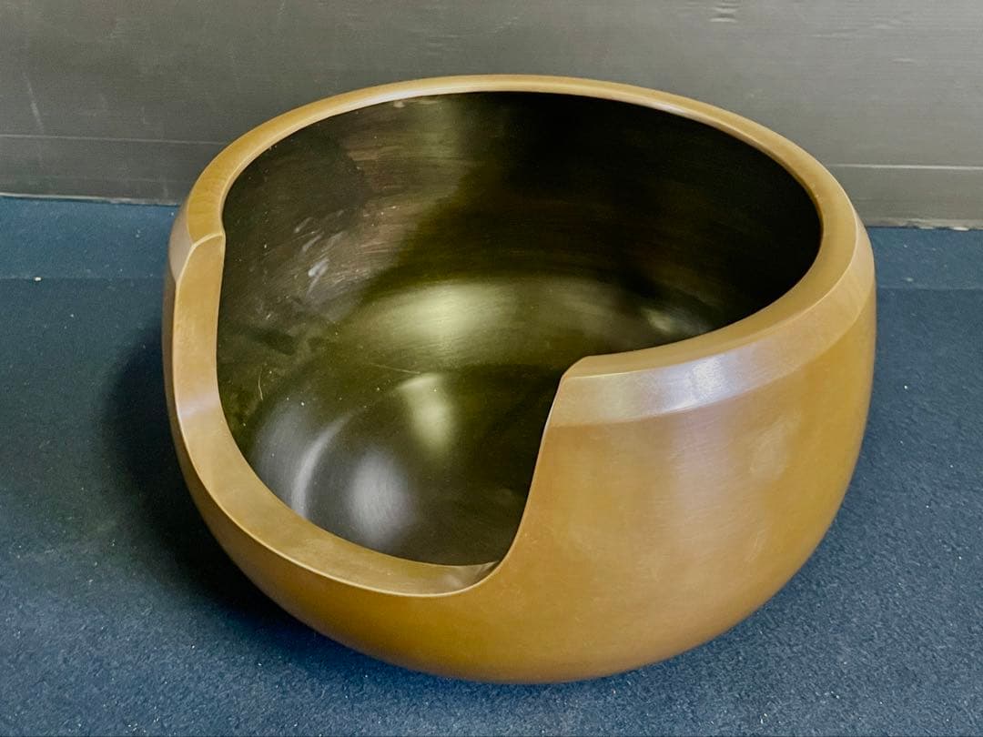 割引❣️【未使用 美品】「母」 唐銅 風炉 助伝 共箱 茶道具（1014あ③）