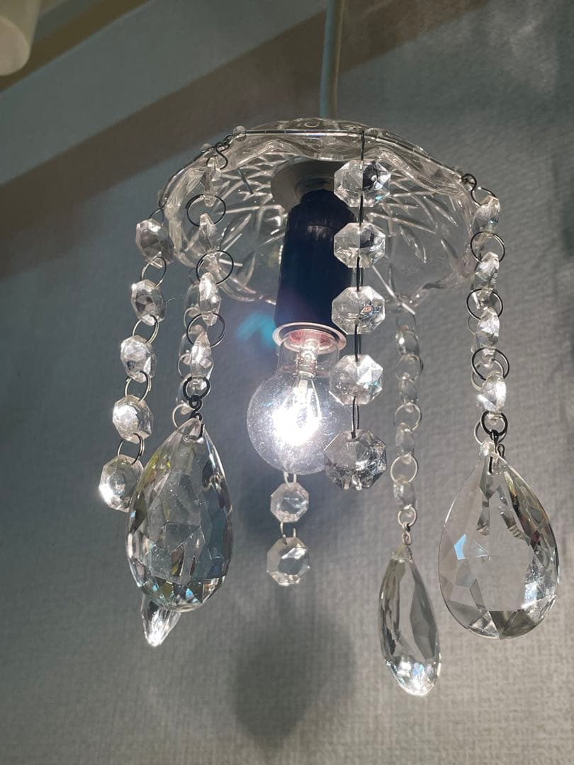 シャンデリア　ペンダントランプ　ライト　1灯　レトロ　アンティーク