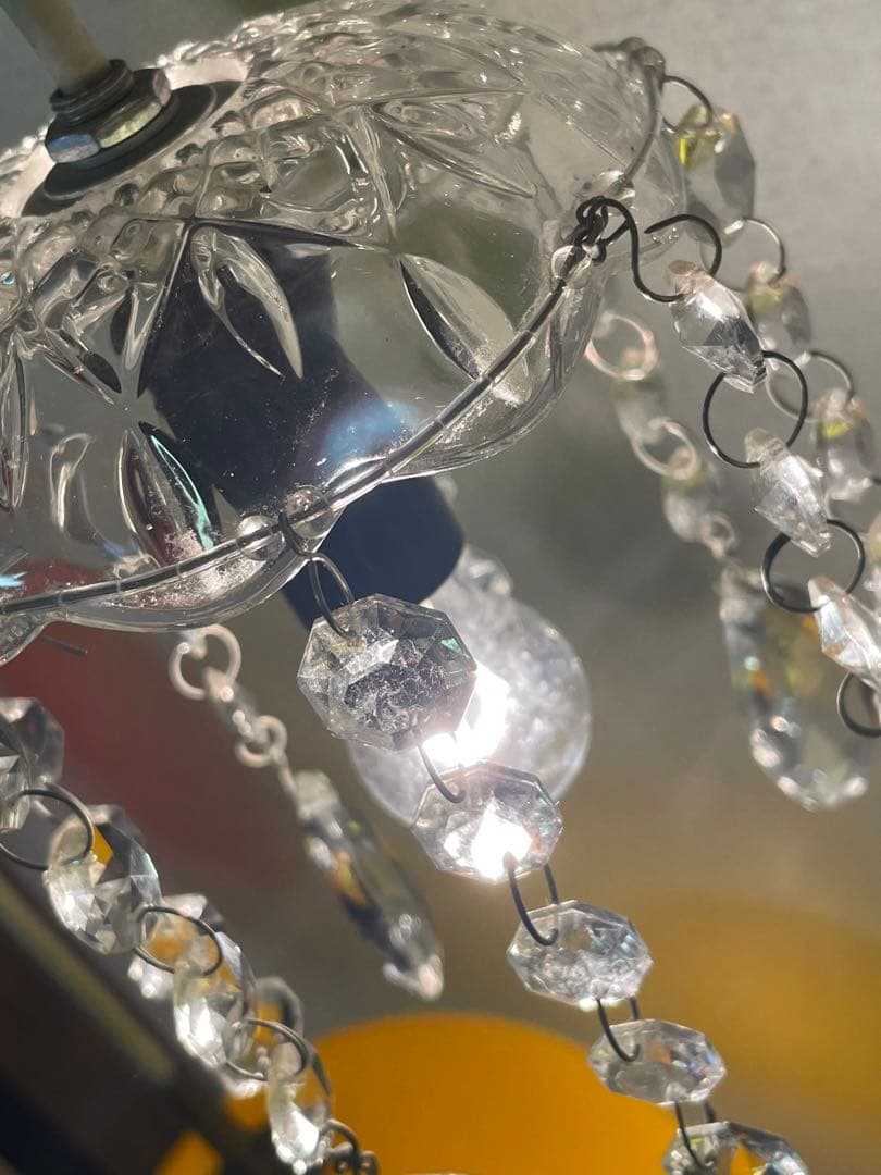 シャンデリア　ペンダントランプ　ライト　1灯　レトロ　アンティーク