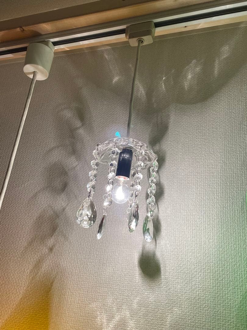 シャンデリア　ペンダントランプ　ライト　1灯　レトロ　アンティーク