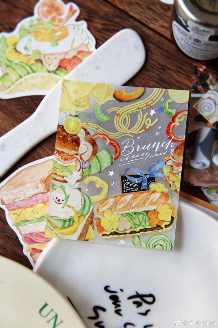 海外　人物　マスキングテープ　NeiNei 野柚 4点⚠️水晶pet（310287