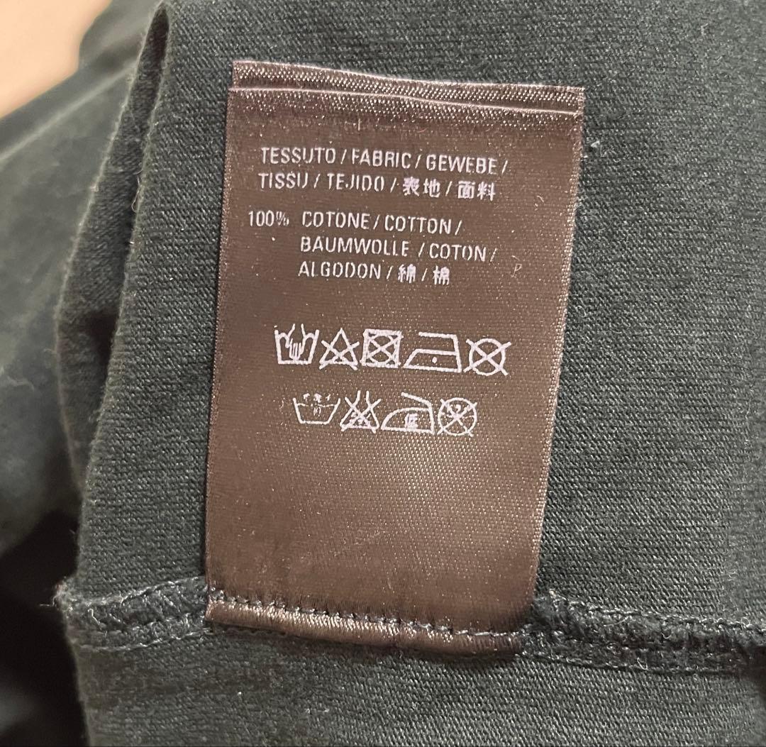 ひ*ん様 balenciaga スモールロゴ　ダークグリーン Tシャツ　M