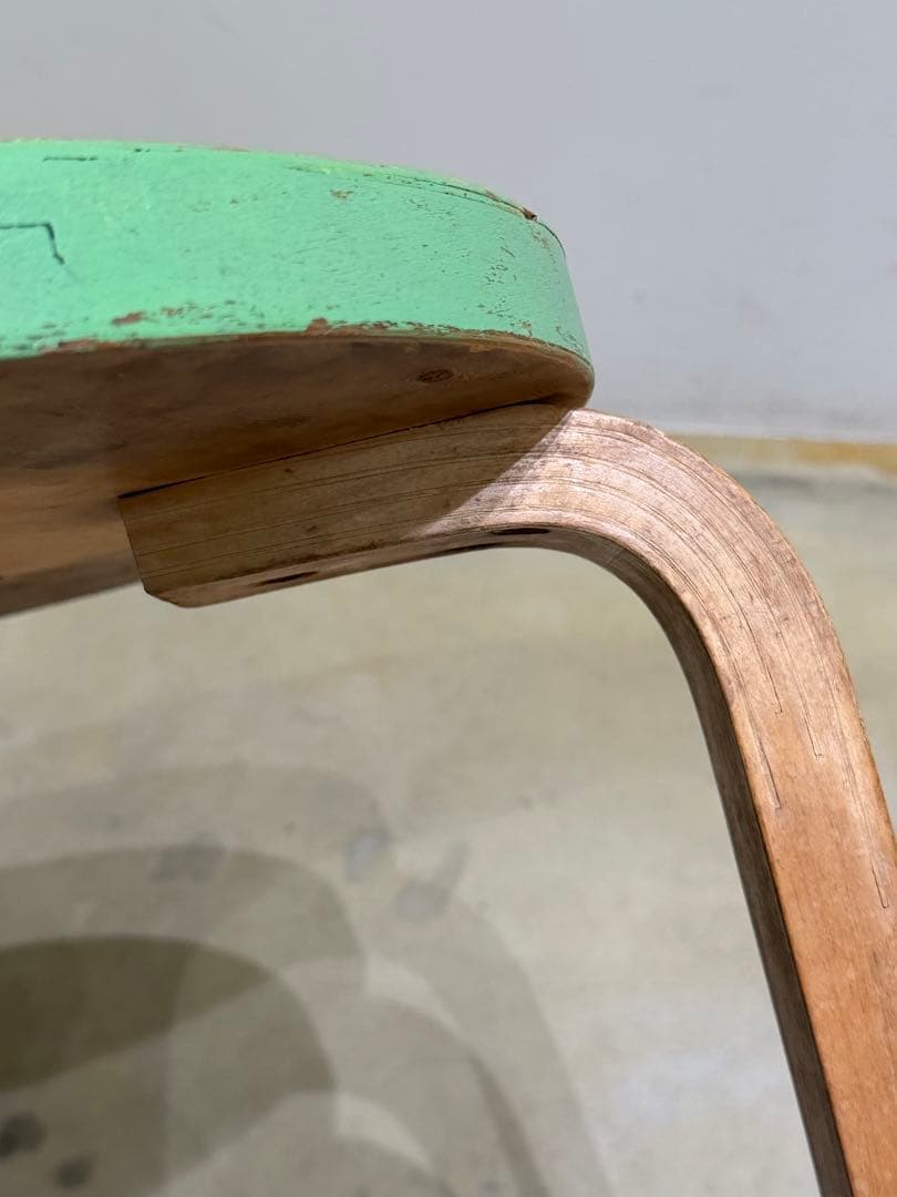1940年代 artek Stool 60 Alvar Aalto希少グリーン