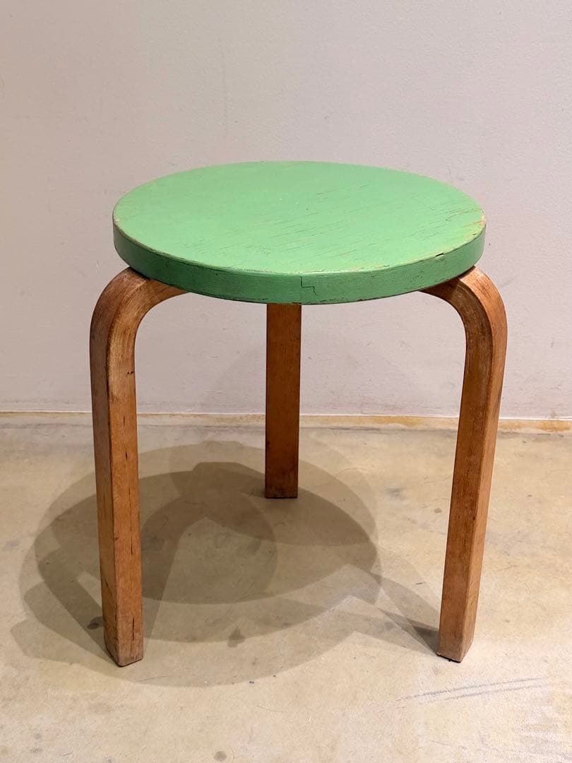 1940年代 artek Stool 60 Alvar Aalto希少グリーン