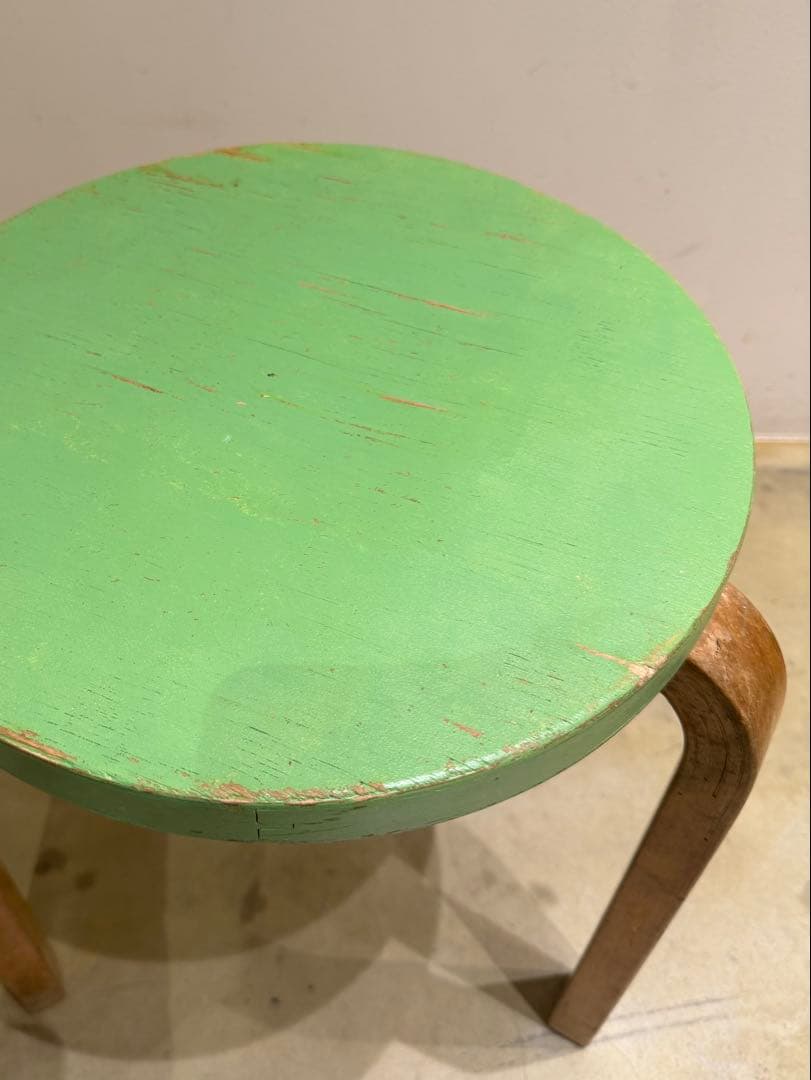 1940年代 artek Stool 60 Alvar Aalto希少グリーン
