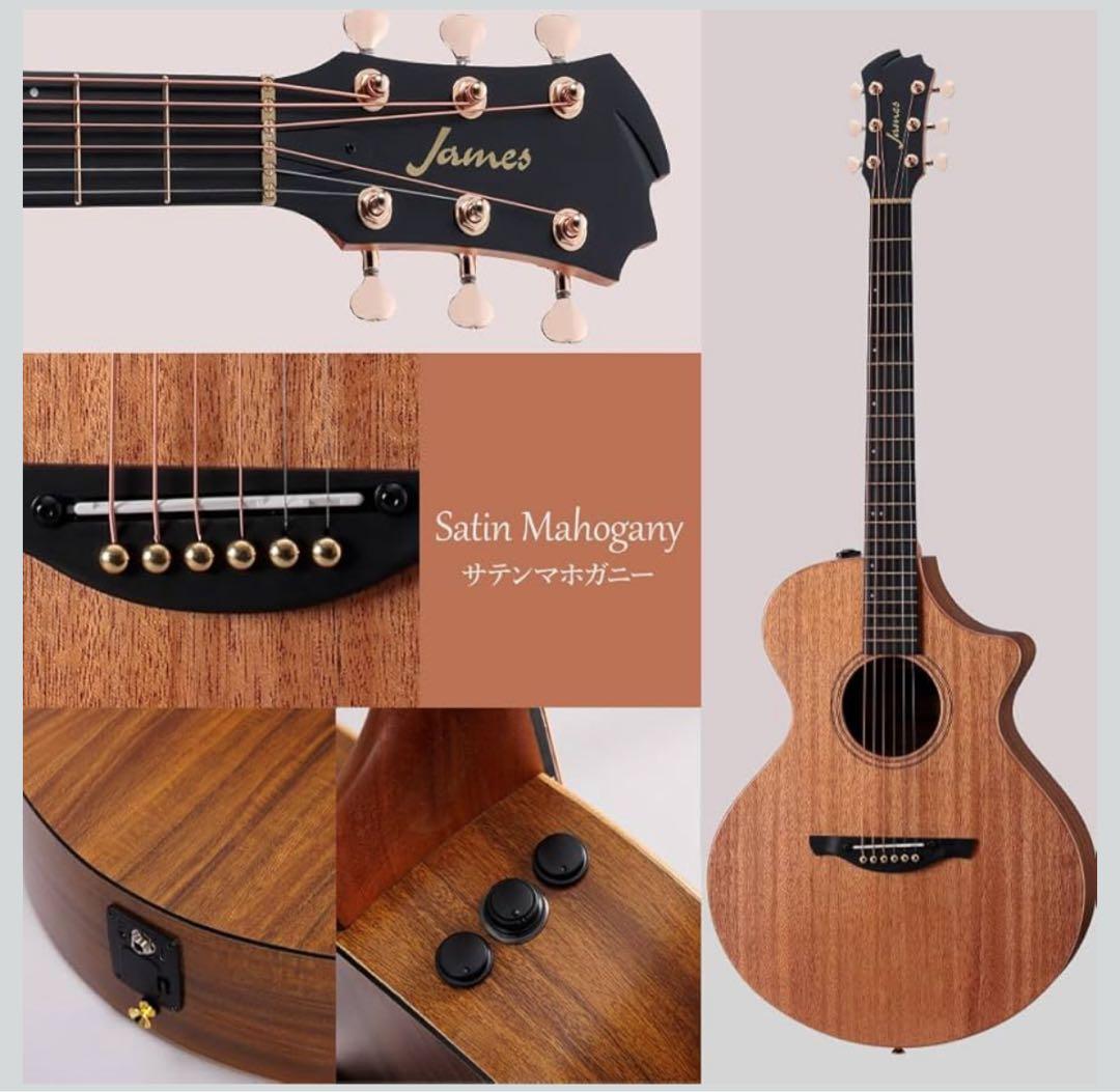 James J-300CII アコギに、Cherub デジタルチューナーをセット