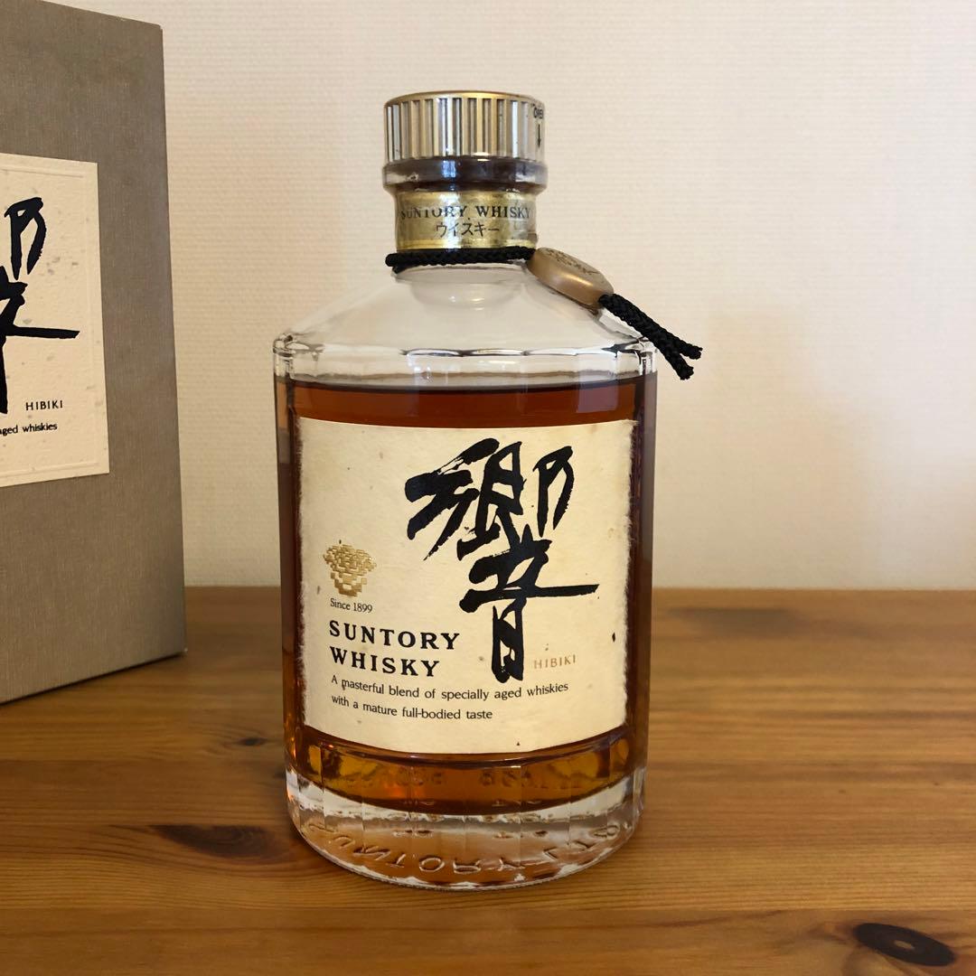 SUNTORYサントリー響【古酒】金キャップ裏ゴールドラベル750ml 未開栓