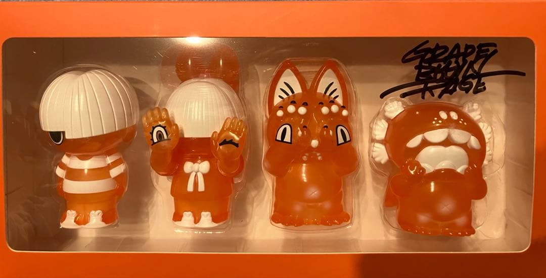 GRAPE BRAIN おにぎりと奇妙な仲間達指人形セット 222 サイン入り