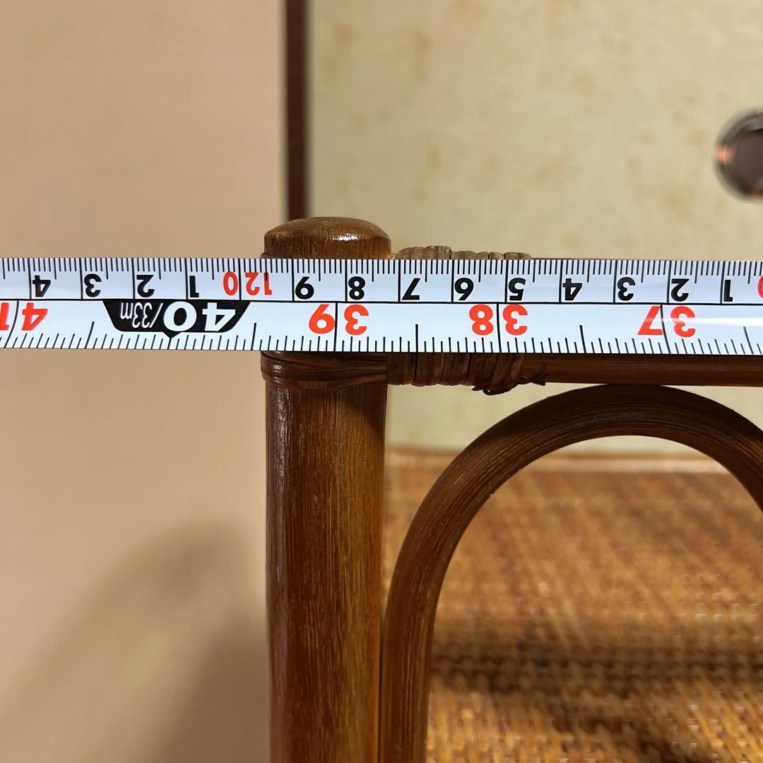 ラタン 籐素材 サイドボードチェスト 4段 ヴィンテージ 古道具