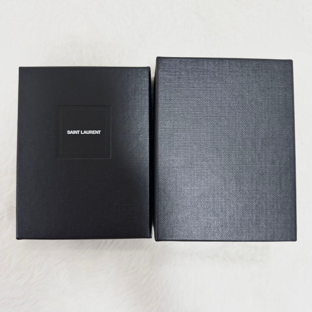 極美品◎SAINTLAULENT サックドジュール キーケース ブラック レザー