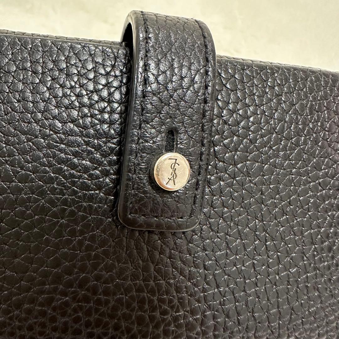 極美品◎SAINTLAULENT サックドジュール キーケース ブラック レザー