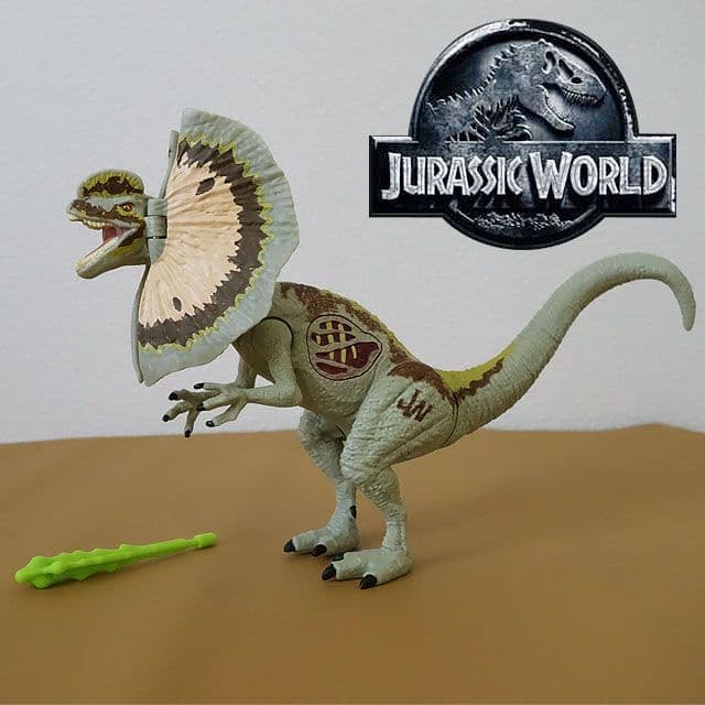 ジュラシックワールド ディロフォサウルス 完品 ケナー ハズブロ マテル