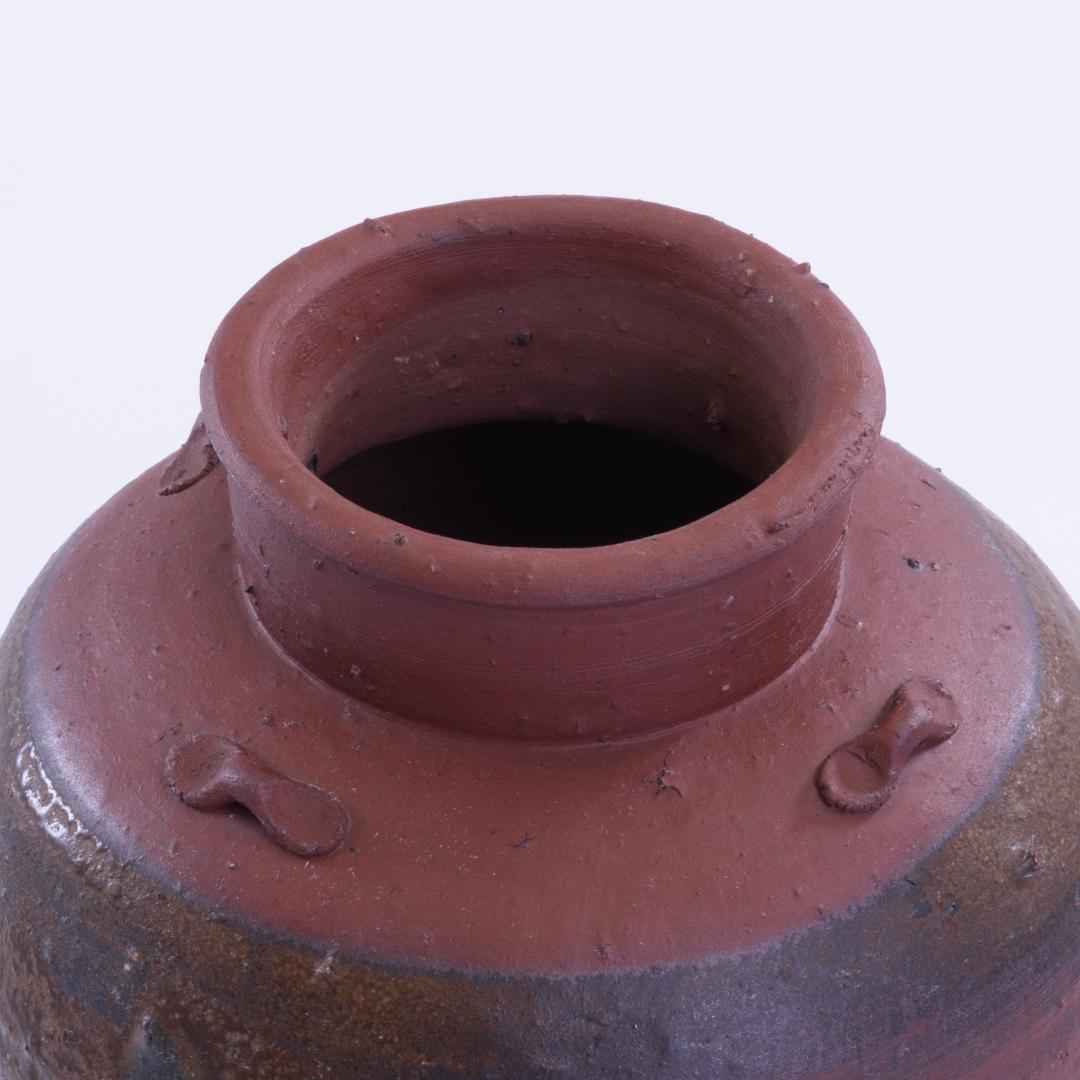 備前焼　茶道具　華道具　骨董品　高さ約260mm　幅約220mm