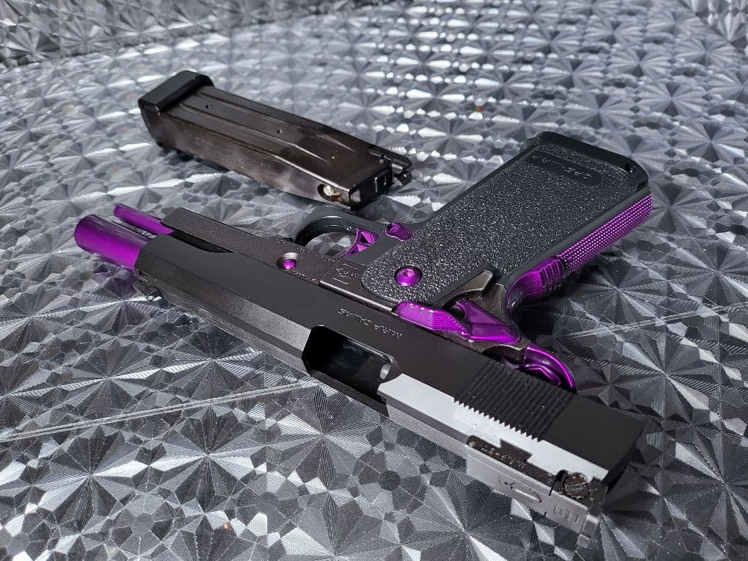 ハイキャパ5.1　GBB　アルマイトパープル　東京マルイ　ガスブローバック