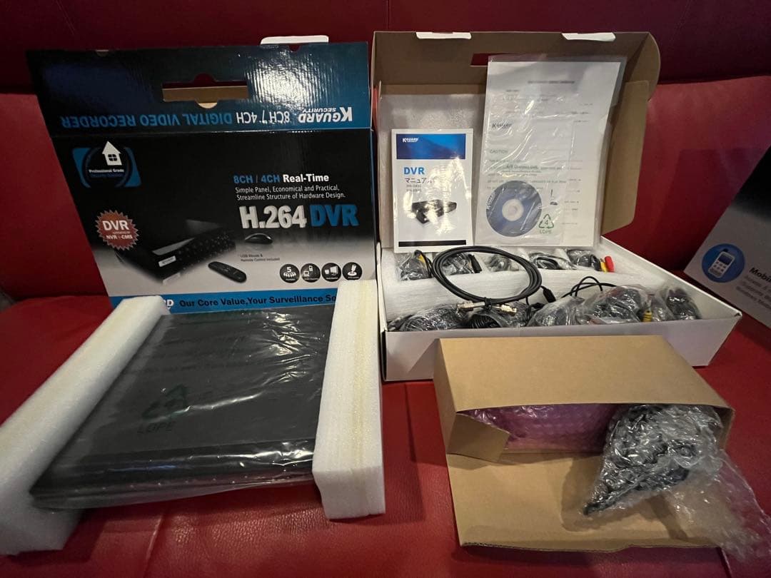 防犯カメラ　KGuard H.264 4/8-CH DVR