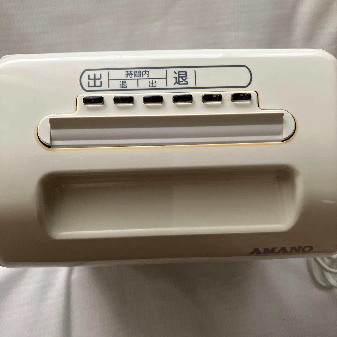 AMANO BX2000 電子タイムレコーダー ホワイト