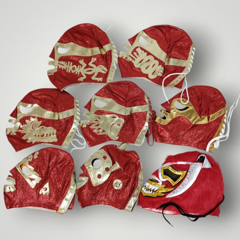 シ*ー様 【未使用】プロレスマスク カヤック他８点セット　コレクション・インテリ