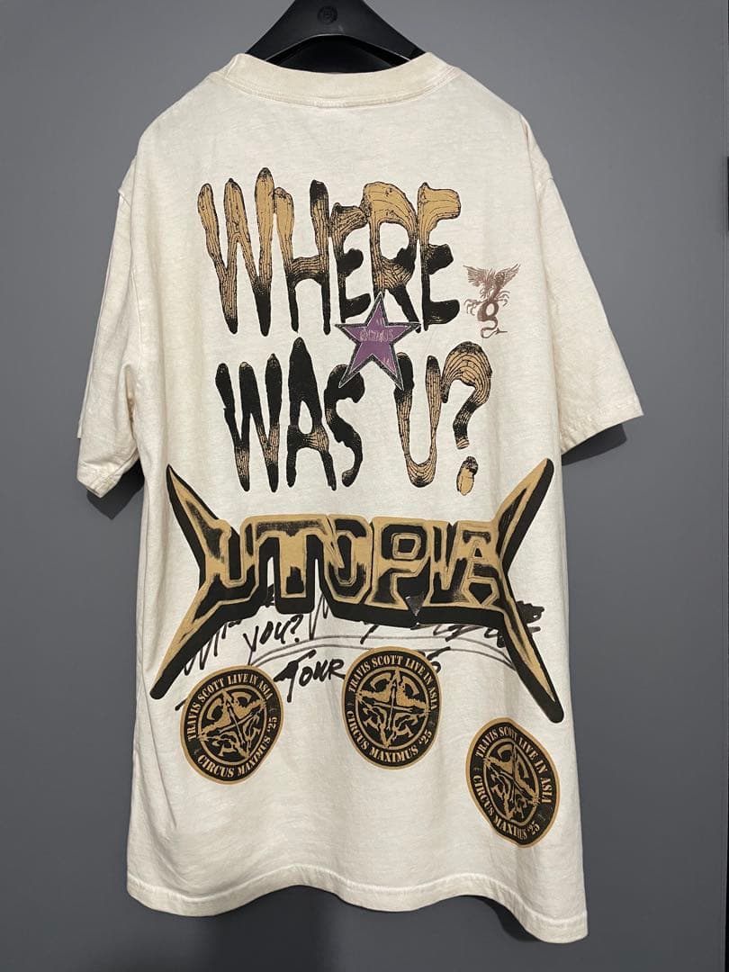 新品★VIPパス付★トラヴィス・スコット TOUR 25 Tシャツ L