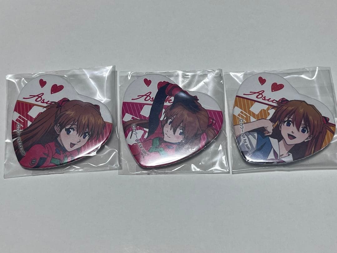 激レア アスカ缶バッジ エヴァンゲリオン エヴァ バレンタイン缶バッジ