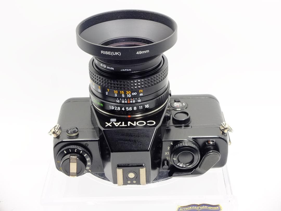 【実写確認済整備品】コンタックス139Quartz／ヤシカML50㎜f1.9付