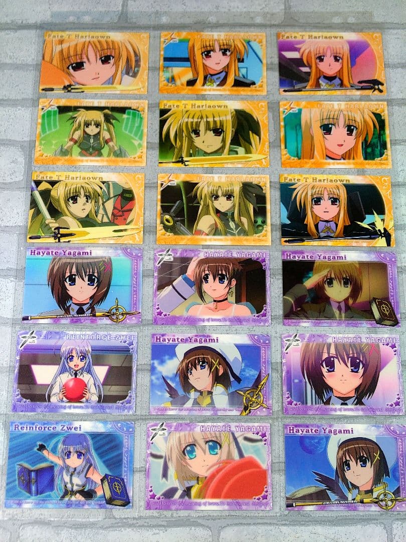 魔法少女リリカルなのはStrikerS、トレカ225枚&バインダー。