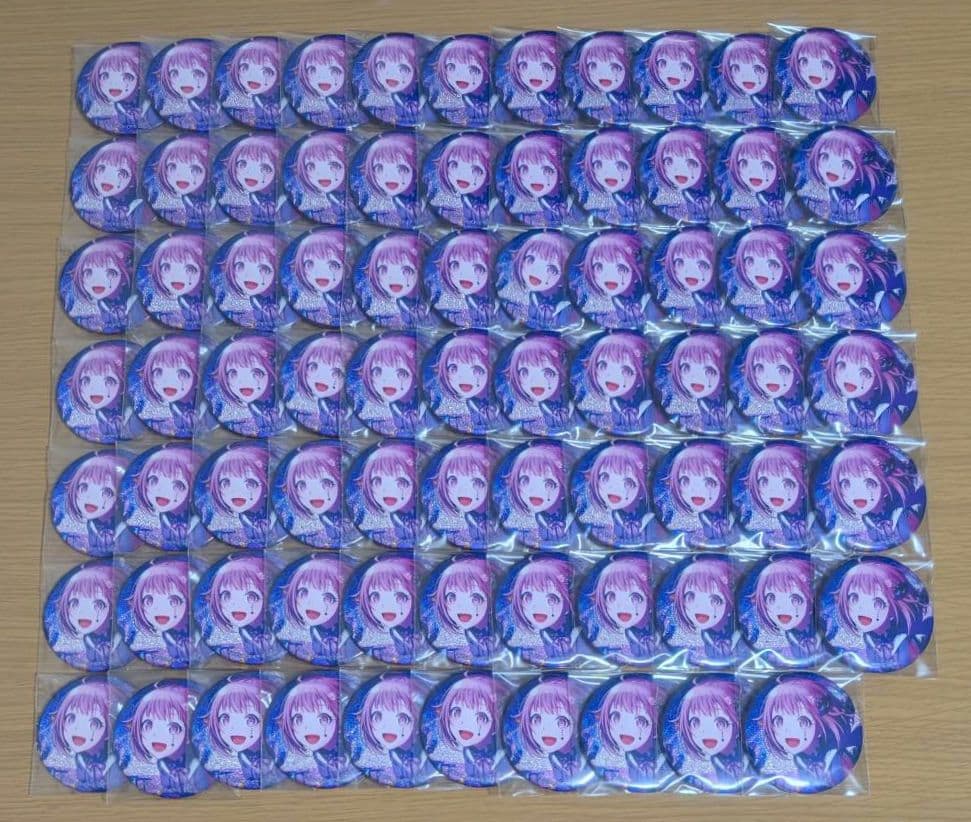 プロセカ　鳳えむ　グリッター缶バッジ　グリ缶　30B　ワンダショ