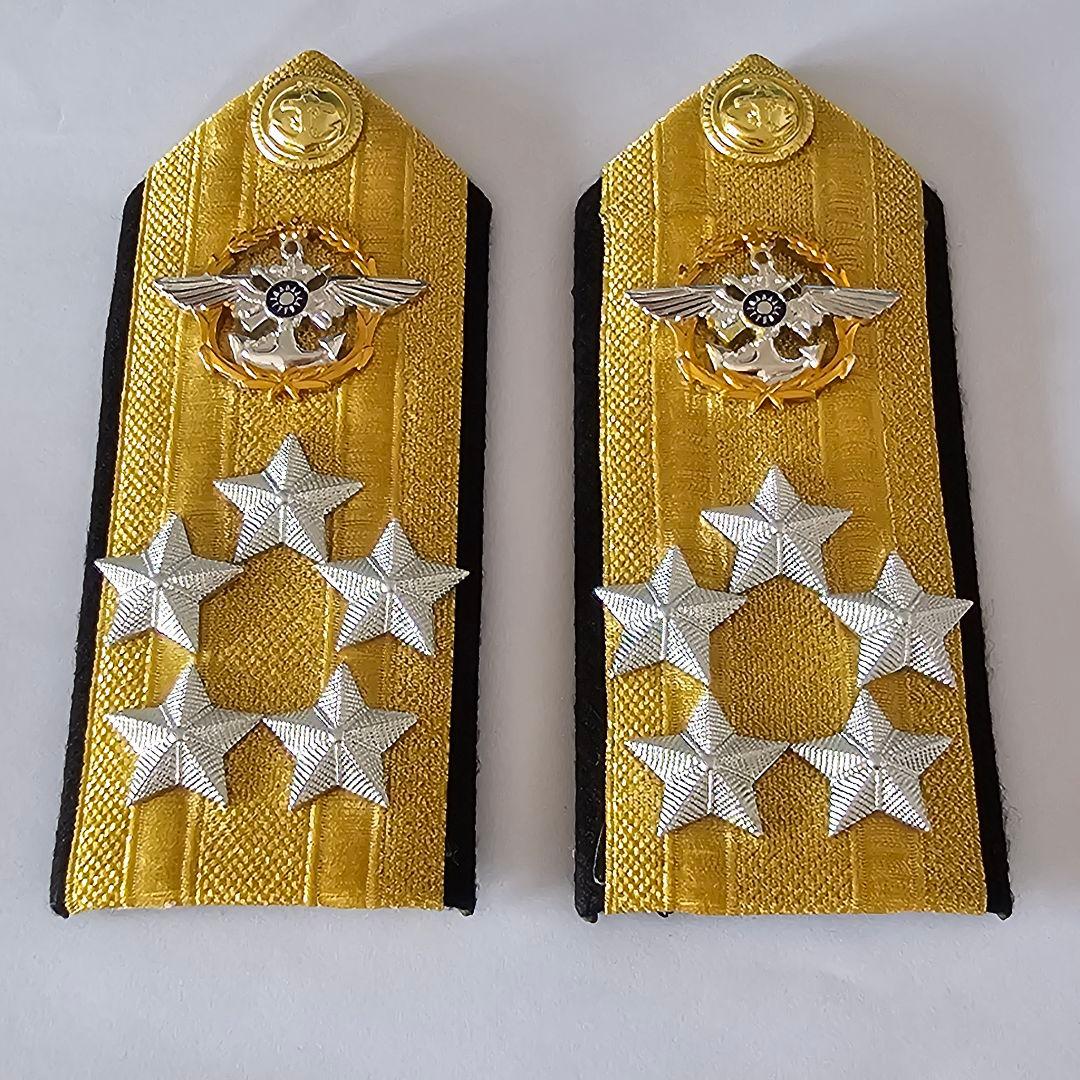 台湾軍(中華民国軍)海軍元帥階級章ハードショルダーボード