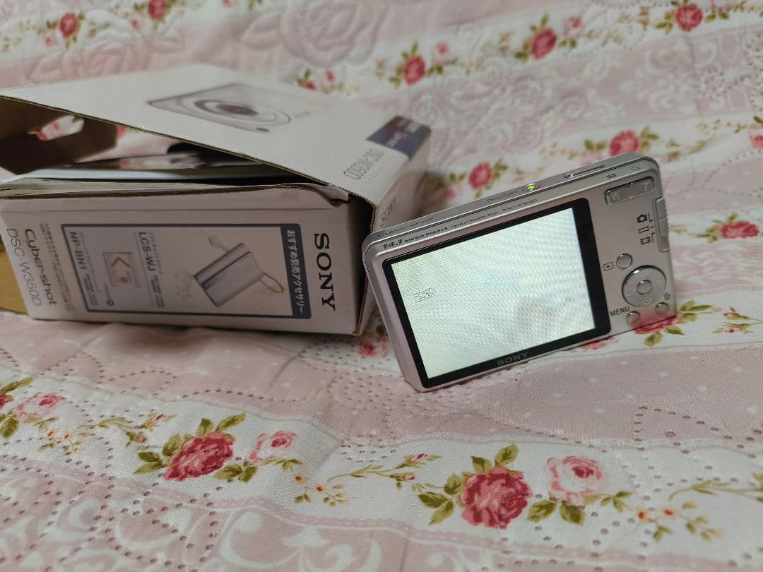 SONY ★ソニーセイバーショット　カメラUSED★DSC-W350D ホワイト
