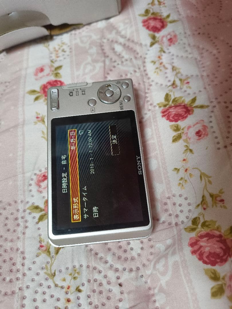 SONY ★ソニーセイバーショット　カメラUSED★DSC-W350D ホワイト