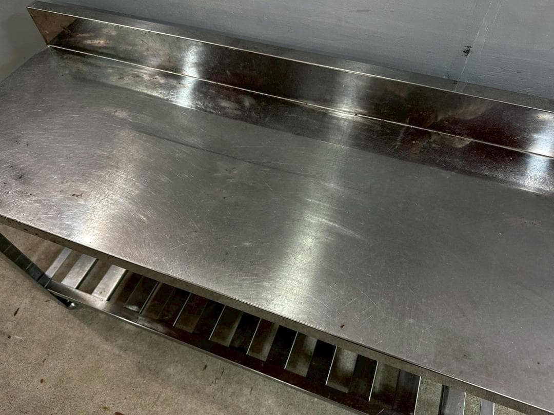 ステンレス製 BG付作業台 作業台 調理台 業務用 厨房機器 店舗 RW359