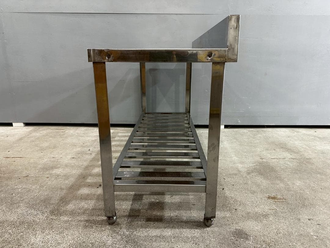 ステンレス製 BG付作業台 作業台 調理台 業務用 厨房機器 店舗 RW359