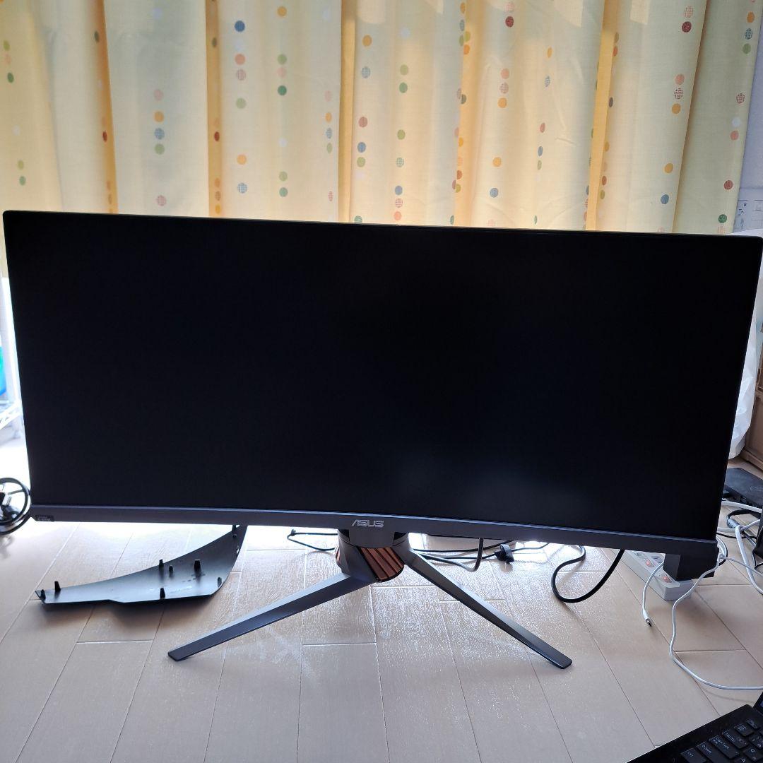 本日のみ価格！ゲーミングモニターASUS PG348Q 34インチ曲面型