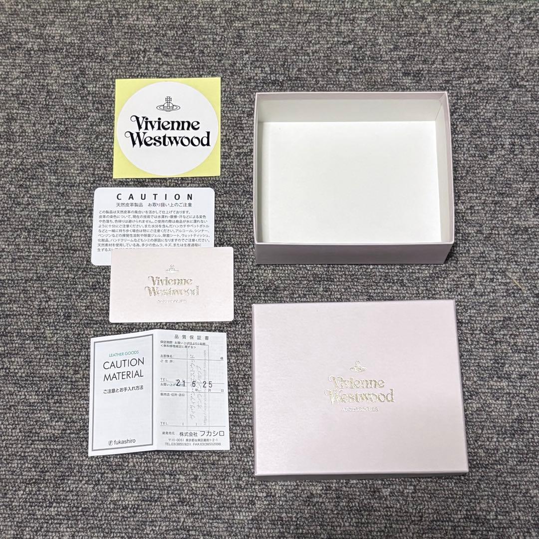 【緊急値下げ】 Vivienne Westwood ダブルフラップ二つ折り財布