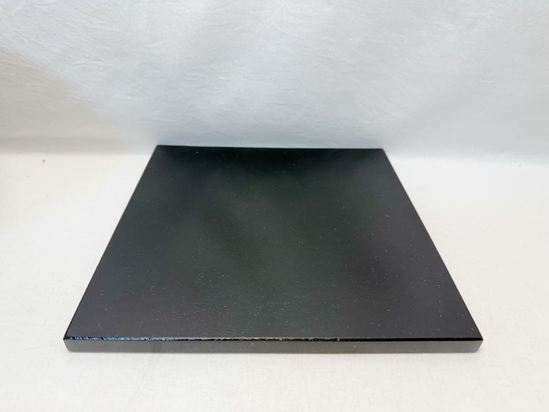 未使用 茶道具 黒真塗 紅鉢型 野々田商店製 電熱器 元箱