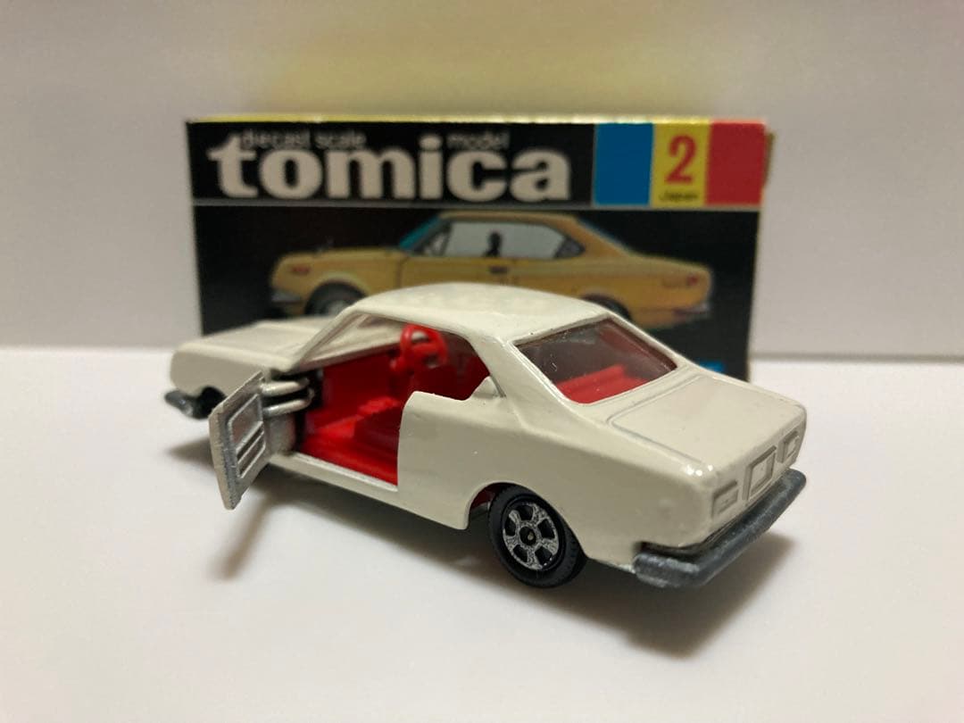 トミカ　黒箱　日本製　コロナマークII 1900 HT 1Aホイール
