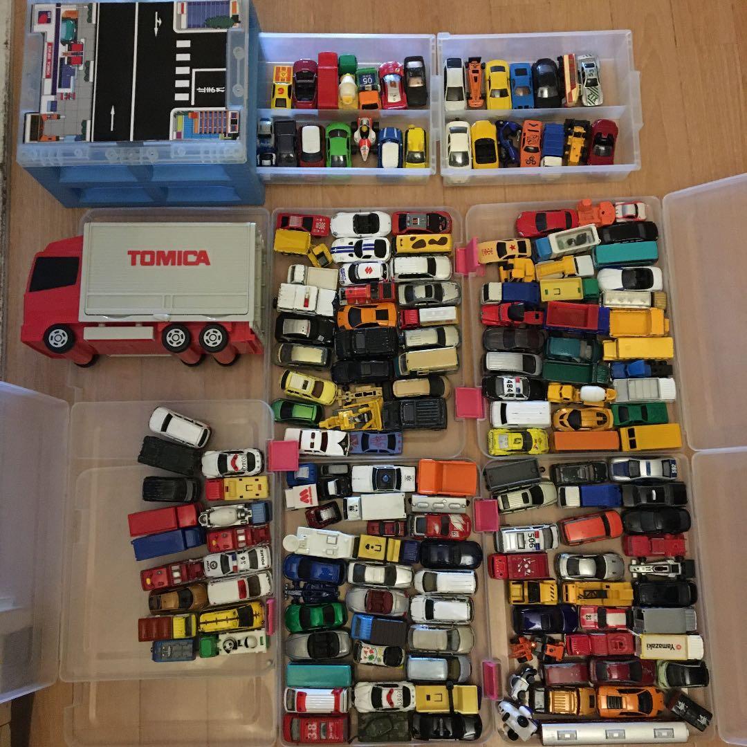 TOMIKA トミカ170台&トミカ2段収納ボックス　大量　セット　まとめ売り