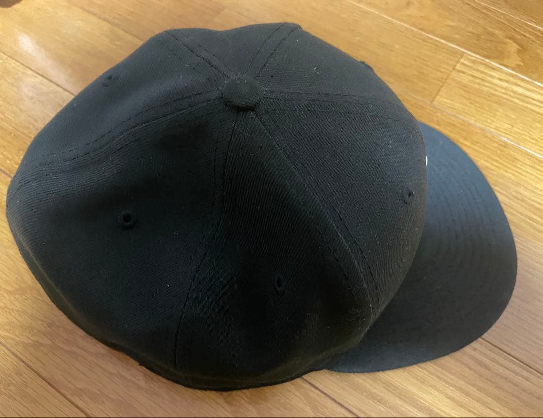 Supreme Sロゴ ブラックキャップ